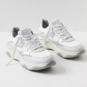 Voile Blanche, with metallic details, chunky sole sneaker shoe 40 US 10